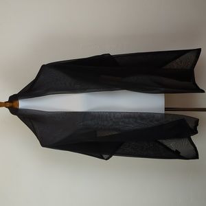 Sheer Black Shawl